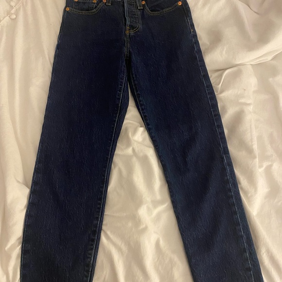 Dark blue Levi’s jeans! 👖 these are so cute just a bit short on me. - Picture 2 of 3